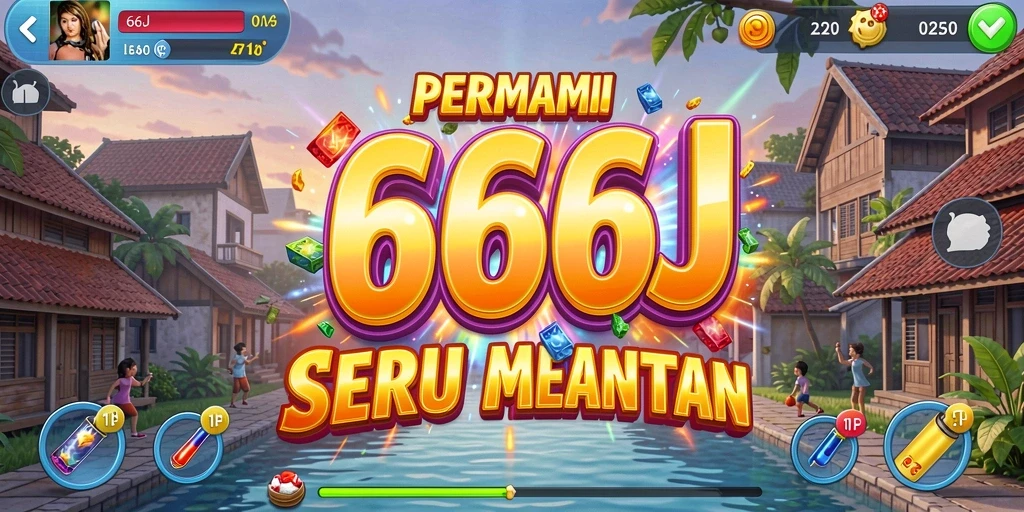 Tampilan gameplay seru dan menantang dari 666J.