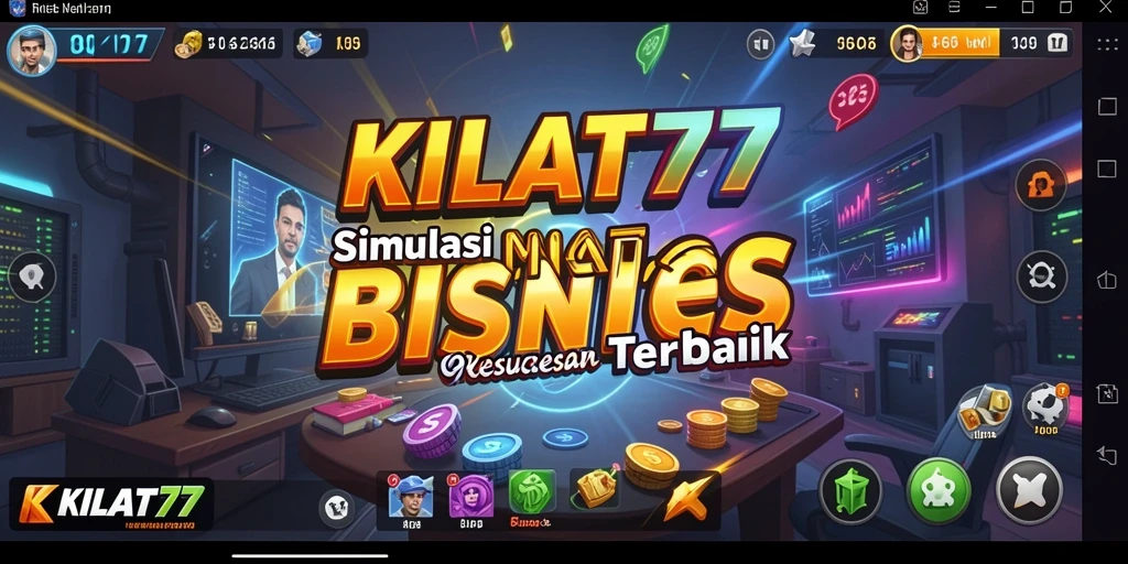 Screenshot gameplay KILAT77 menunjukkan tantangan dalam mengelola bisnis.