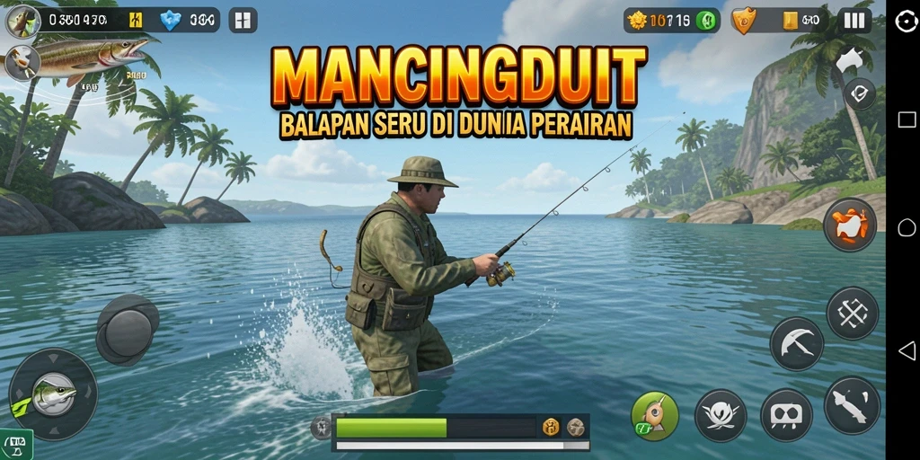 Tampilan dinamis dari balapan seru di MANCINGDUIT.