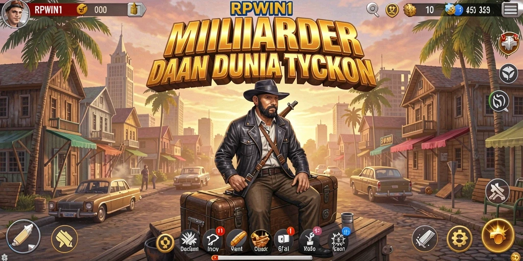 Gameplay dinamis RPWIN1, menyimulasikan pengalaman tycoon yang seru.