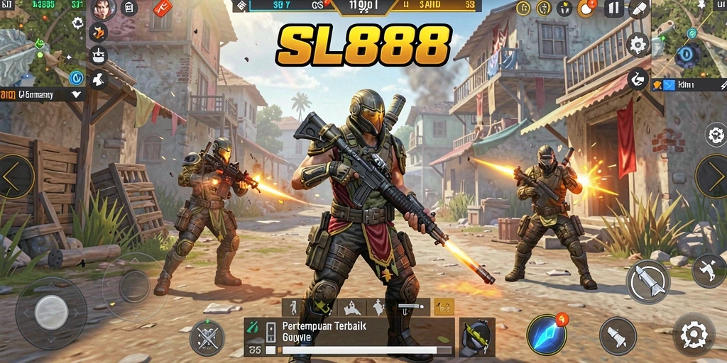 Tampilan menegangkan dari permainan SL888 di battlefield ini.