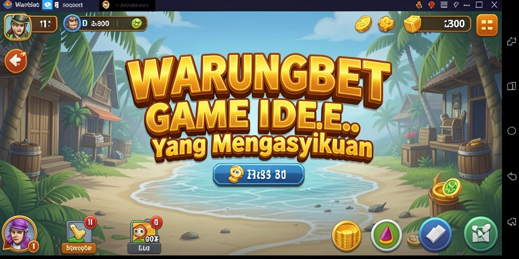 Screenshot dari gameplay WARUNGBET menunjukkan keseruan bermain Idle.